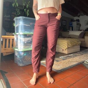 Prana Maroon Athletic Jogger Pants